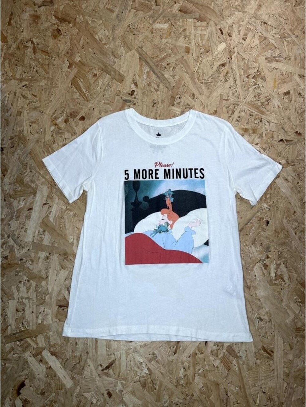 Disney Princess Cinderella Pull & Bear Graphic T-Shirt Girls Size M White Tee